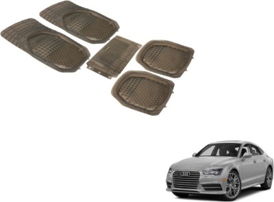 Auto Hub PVC (Polyvinyl Chloride) Standard Mat For  Audi A7(Grey)