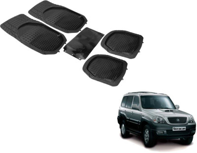 Auto Hub PVC (Polyvinyl Chloride) Standard Mat For  Hyundai Terracan(Black)