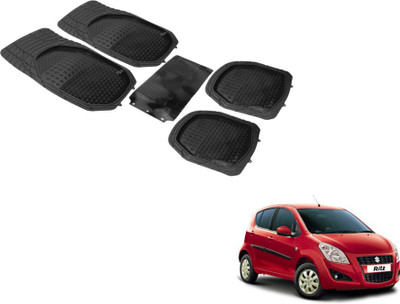 Auto Hub PVC (Polyvinyl Chloride) Standard Mat For  Maruti Suzuki Ritz(Black)