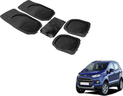 Auto Hub PVC (Polyvinyl Chloride) Standard Mat For  Ford Ecosport(Black)