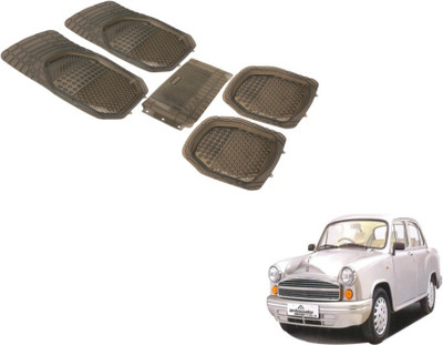 Auto Hub PVC (Polyvinyl Chloride) Standard Mat For  HM Ambassador(Grey)