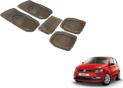 Auto Hub PVC (Polyvinyl Chloride) Standard Mat For  Volkswagen Polo GT(Grey)