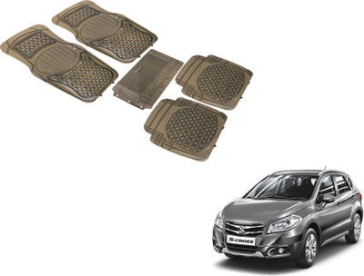 MOCKHE PVC (Polyvinyl Chloride) Standard Mat For  Maruti Suzuki S-Cross(Grey)