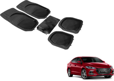 Auto Hub PVC (Polyvinyl Chloride) Standard Mat For  Hyundai Elantra(Black)
