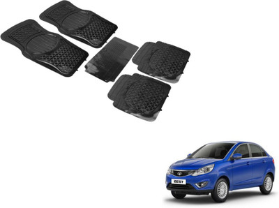 MOCKHE PVC (Polyvinyl Chloride) Standard Mat For  Tata Zest(Black)
