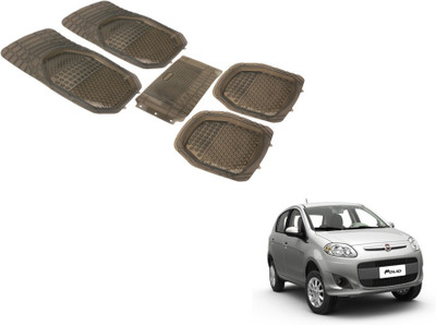 Auto Hub PVC (Polyvinyl Chloride) Standard Mat For  Fiat Palio(Grey)