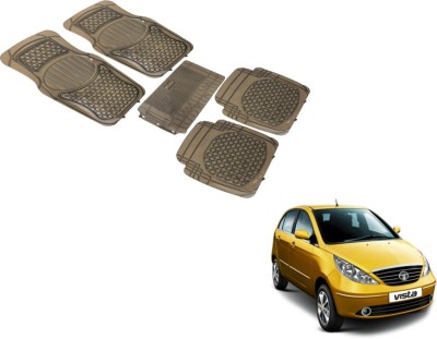 MOCKHE PVC (Polyvinyl Chloride) Standard Mat For  Tata Indica Vista(Grey)