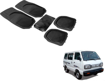 Auto Hub PVC (Polyvinyl Chloride) Standard Mat For  Maruti Suzuki Omni(Black)