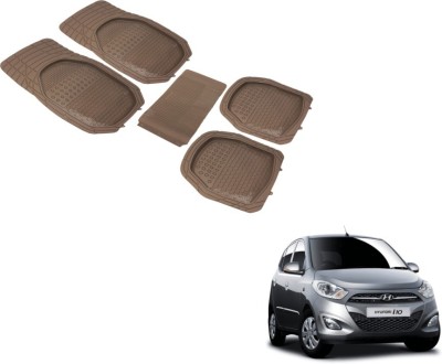 Auto Hub PVC (Polyvinyl Chloride) Standard Mat For  Hyundai i10(Beige)