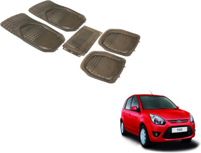 MOCKHE PVC (Polyvinyl Chloride) Standard Mat For  Ford Figo(Grey)