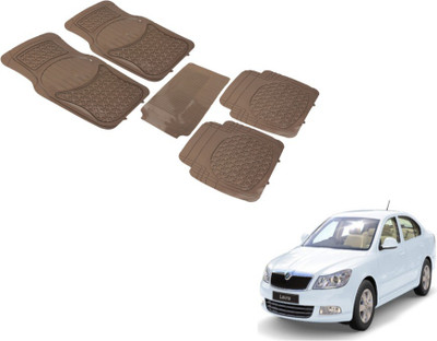 MOCKHE PVC (Polyvinyl Chloride) Standard Mat For  Skoda Laura(Beige)