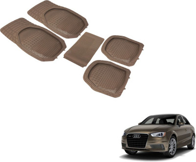 MOCKHE PVC (Polyvinyl Chloride) Standard Mat For  Audi A3(Beige)