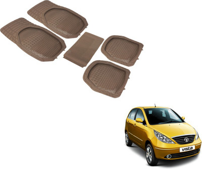 MOCKHE PVC (Polyvinyl Chloride) Standard Mat For  Tata Indica Vista(Beige)