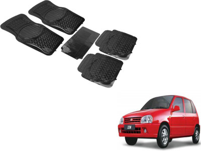 MOCKHE PVC (Polyvinyl Chloride) Standard Mat For  Maruti Suzuki Zen(Black)