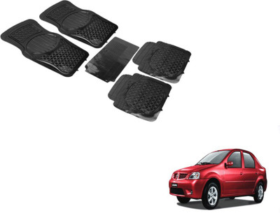MOCKHE PVC (Polyvinyl Chloride) Standard Mat For  Mahindra Logan(Black)