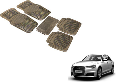MOCKHE PVC (Polyvinyl Chloride) Standard Mat For  Audi A6(Grey)