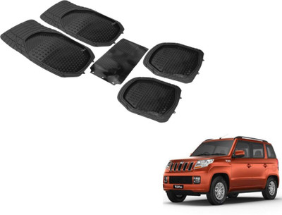MOCKHE PVC (Polyvinyl Chloride) Standard Mat For  Mahindra TUV 300(Black)