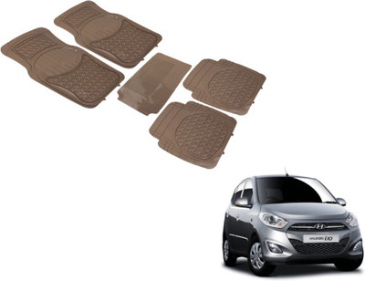 MOCKHE PVC (Polyvinyl Chloride) Standard Mat For  Hyundai i10(Beige)