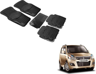 MOCKHE PVC (Polyvinyl Chloride) Standard Mat For  Maruti Suzuki WagonR(Black)