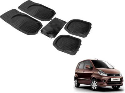Auto Hub PVC (Polyvinyl Chloride) Standard Mat For  Maruti Suzuki Zen Estilo(Black)