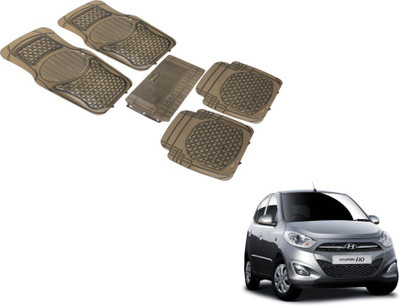 MOCKHE PVC (Polyvinyl Chloride) Standard Mat For  Hyundai i10(Grey)