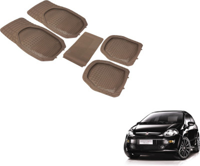 MOCKHE PVC (Polyvinyl Chloride) Standard Mat For  Fiat Punto Evo(Beige)
