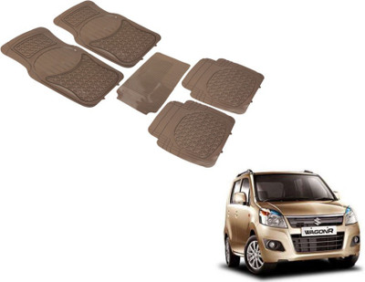 MOCKHE PVC (Polyvinyl Chloride) Standard Mat For  Maruti Suzuki WagonR(Beige)