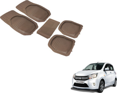 Auto Hub PVC (Polyvinyl Chloride) Standard Mat For  Maruti Suzuki Celerio(Beige)