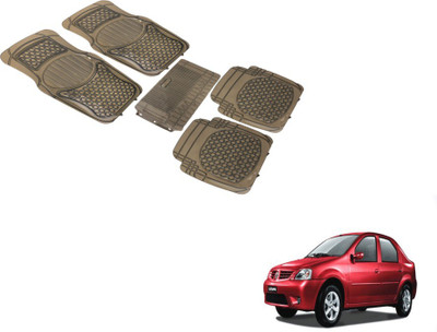 MOCKHE PVC (Polyvinyl Chloride) Standard Mat For  Mahindra Logan(Grey)