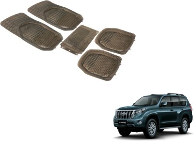 MOCKHE PVC (Polyvinyl Chloride) Standard Mat For  Toyota Land Cruiser Prado(Grey)