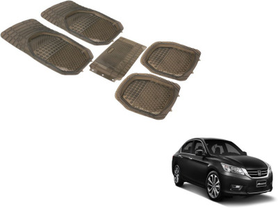 Auto Hub PVC (Polyvinyl Chloride) Standard Mat For  Honda Accord(Grey)