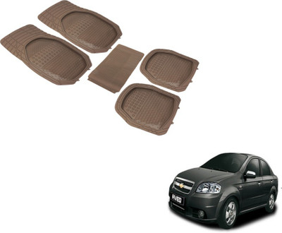 MOCKHE PVC (Polyvinyl Chloride) Standard Mat For  Chevrolet Aveo(Beige)