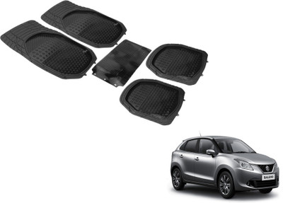 Auto Hub PVC (Polyvinyl Chloride) Standard Mat For  Maruti Suzuki Baleno(Black)