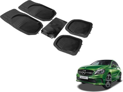 Auto Hub PVC (Polyvinyl Chloride) Standard Mat For  Mercedes Benz A-Class(Black)