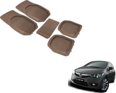 MOCKHE PVC (Polyvinyl Chloride) Standard Mat For  Honda Civic(Beige)