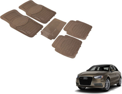 MOCKHE PVC (Polyvinyl Chloride) Standard Mat For  Audi A3(Beige)