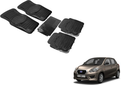 MOCKHE PVC (Polyvinyl Chloride) Standard Mat For  Datsun Go(Black)