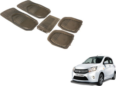 Auto Hub PVC (Polyvinyl Chloride) Standard Mat For  Maruti Suzuki Celerio(Grey)