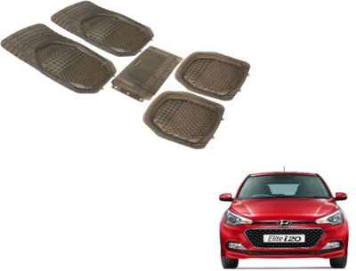 MOCKHE PVC (Polyvinyl Chloride) Standard Mat For  Hyundai Elite i20(Grey)