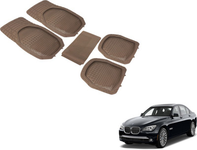Auto Hub PVC (Polyvinyl Chloride) Standard Mat For  BMW 7 Series(Beige)