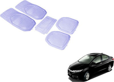 Auto Hub PVC (Polyvinyl Chloride) Standard Mat For  Honda City(Clear)