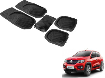 MOCKHE PVC (Polyvinyl Chloride) Standard Mat For  Renault Kwid(Black)