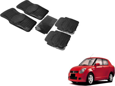 MOCKHE PVC (Polyvinyl Chloride) Standard Mat For  Maruti Suzuki Swift Dzire(Black)