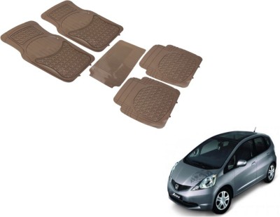 MOCKHE PVC (Polyvinyl Chloride) Standard Mat For  Honda Jazz(Beige)