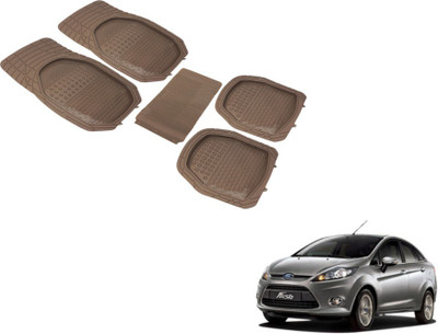 MOCKHE PVC (Polyvinyl Chloride) Standard Mat For  Ford Fiesta(Beige)