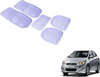 MOCKHE PVC (Polyvinyl Chloride) Standard Mat For  Hyundai Fluidic Verna(Clear)