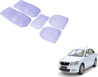 Auto Hub PVC (Polyvinyl Chloride) Standard Mat For  Skoda Laura(Clear)