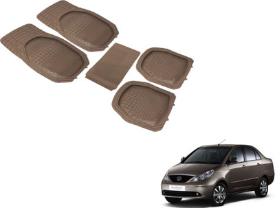 MOCKHE PVC (Polyvinyl Chloride) Standard Mat For  Tata Indigo CS(Beige)