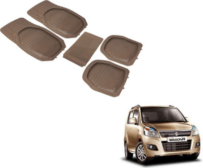 Auto Hub PVC (Polyvinyl Chloride) Standard Mat For  Maruti Suzuki WagonR(Beige)