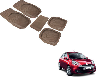 Auto Hub PVC (Polyvinyl Chloride) Standard Mat For  Renault Pulse(Beige)